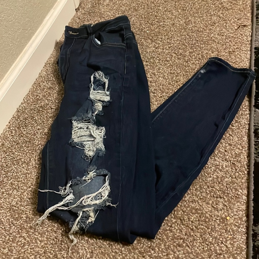 Women ripe jeans